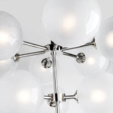 Ashleigh Chandelier by Mitzi, Finish: Brass Aged, Nickel Polished, , | Casa Di Luce Lighting