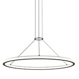 Luna Round LED Pendant By Sonneman Lighting, Size: Large, Finish: Painted Brass