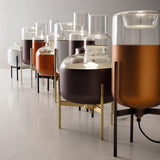 Coco Table Lamp by Vesoi, Color: Bronze, Fume-Slamp, Grey, Orange, White, Clear, Finish: Black, Brass Brushed, White, Natural Brass, | Casa Di Luce Lighting