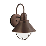 Small Olde Bronze Seaside 1 Light Outdoor Wall Lantern