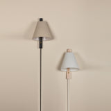 Ellen Wall Sconce By Mitzi - Aged Brass/Wood Charred Ash & Aged Brass/Wood Whitewash Ash on Wall