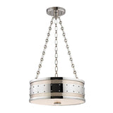 Gaines Pendant by Hudson Valley, Finish: Nickel Polished, Size: Large, | Casa Di Luce Lighting