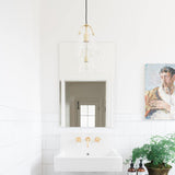 Karin Pendant by Mitzi, Finish: Brass Aged, Nickel Polished, Size: Small, Large, | Casa Di Luce Lighting