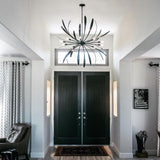 Dahlia Chandelier by Hubbardton Forge, Finish: White, Bronze, Dark Smoke-Hubbardton Forge, Black, Oil Rubbed Bronze, Natural Iron-Hubbardton Forge, Gold, Vintage Platinum-Hubbardton Forge, Soft Gold-Hubbardton Forge, Sterling-Hubbardton Forge, Modern Brass, Size: Medium, Large, | Casa Di Luce Lighting