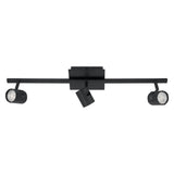 3 Light Black Vergiano Spot by Eglo