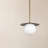Marlene Pendant Light By Mitzi - Aged Brass/Soft Black