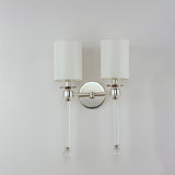 Lucent 2 Light Wall Light By Maxim Lighting, Finish: Polished Nickel
