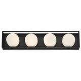 Rover Vanity Light By Eurofase, Size: Medium, Finish: Black