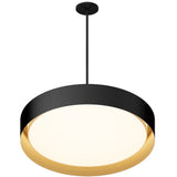 Echo Pendant Light By Studio M, Finish: Black Gold, Size: Large