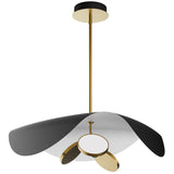 Carmen Chandelier By ET2, Size: Large, Finish: Black / Gold
