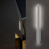 Flue Indoor-Outdoor Sconce By Sonneman Lighting, Finish: Textured White, Size: Small