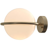 Matt Brass Abbacus Wall Light by Aromas Del Campo