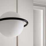 Matt Black Abbacus Wall Light by Aromas Del Campo