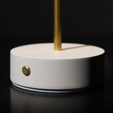 White Accordeon Battery Table Lamp by Slamp