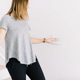 White Adorne Touch Wi-Fi Ready Scene Controller by Legrand Adorne