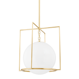 Frankie Pendant By Mitzi - Aged Brass Large