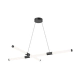 Akari LED Chandelier By Kuzco, Size: Medium, Finish: Black