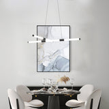 Akari LED Chandelier By Kuzco, Size: Medium, Finish: Black