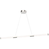 Akari LED Pendant By Kuzco, Size: Large, Finish: Nickel