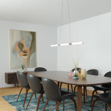 Akari LED Pendant By Kuzco, Size: Large, Finish: Nickel