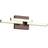 Anello LED Minor Wall Sconce By Kuzco, Size: Small, Finish: Walnut