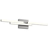 Anello LED Minor Wall Sconce By Kuzco, Size: Medium, Finish: Nickel