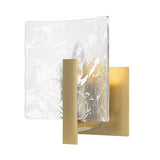 ARC 1 LIGHT SCONCE BY HUBBARDTON FORGE, FINISH: MODERN BRASS, CLEAR GLASS, SIZE: SMALL, | CASA DI LUCE LIGHTING