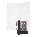 ARC 1 LIGHT SCONCE BY HUBBARDTON FORGE, FINISH: OIL RUBBED BRONZE, CLEAR GLASS, SIZE: LARGE, | CASA DI LUCE LIGHTING
