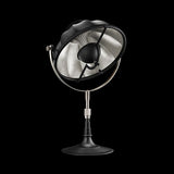 ARMILLA 32 TABLE LAMP BY FORTUNY BY VENETIA STUDIUM, COLOR: SILVER LEAF-IDL, FINISH: BLACK, | CASA DI LUCE LIGHTING