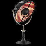 ARMILLA 41 TABLE LAMP BY FORTUNY BY VENETIA STUDIUM, COLOR: GOLD LEAF-IDL, FINISH: BLACK, | CASA DI LUCE LIGHTING