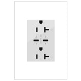 White Adorne 20A Tamper Resistant Receptacle Ultra Fast 30W Power Delivery USB by Legrand Adorne