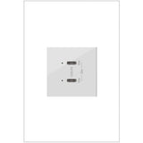 White Adorne Ultra Fast Plus Power Delivery USB Type CC Outlet by Legrand Adorne