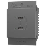 Magnesium Adorne Ultra Fast Plus Power Delivery USB Type CC Outlet by Legrand Adorne