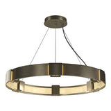 AURA PENDANT BY HUBBARDTON FORGE, FINISH: SOFT GOLD; CLEAR GLASS, | CASA DI LUCE LIGHTING
