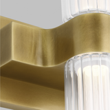 Langston Bath Sconce By Tech Lighting, Finish: Plated Brass