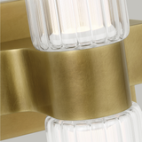 Langston Bath Sconce By Tech Lighting, Finish: Plated Brass
