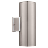 Ascoli Outdoor Wall Light by Eglo, Size: Large, Finish: Stainless Steel, | Casa Di Luce Lighting