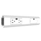 Adorne 12 in Modular Track By Legrand Adorne White Finish