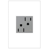 Adorne 15A Tamper Resistant Half Controlled Outlet By Legrand Adorne Magnesium2