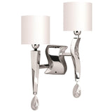 Aire 1719/2 Wall Sconce by Pedret, Finish: Chrome, Titanium, Gold, , | Casa Di Luce Lighting