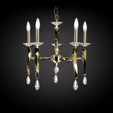 Aire 2719/5 Chandelier by Pedret, Finish: Chrome, Titanium, Gold, , | Casa Di Luce Lighting