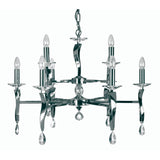 Aire 2719/6+3 Chandelier by Pedret, Finish: Chrome, , | Casa Di Luce Lighting