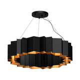 Akira Chandelier by Kuzco - Black gold small