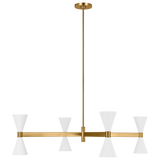 Albertine Large Chandelier By Aerin-Matte White