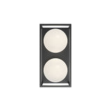 Amelia Outdoor Wall Light by Alora Mood - 2 Lights, Black