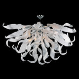 Apolo 30/70 Chandelier by Iris Cristal, Color: White, , | Casa Di Luce Lighting
