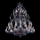 Atenea 28/16+8 Chandelier by Iris Cristal, Color: Clear, Honey, Fume, Purple, , | Casa Di Luce Lighting