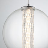 Atomo Pendant Light By Eurofase - Chrome Closer View