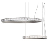 Aura Suspension Lamp by Italamp, Size: Small, Medium, Large, Color: Krek Transparent, Krek Amber, | Casa Di Luce Lighting