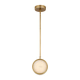 Blanco Pendant By Alora, Finish: Vintage Brass